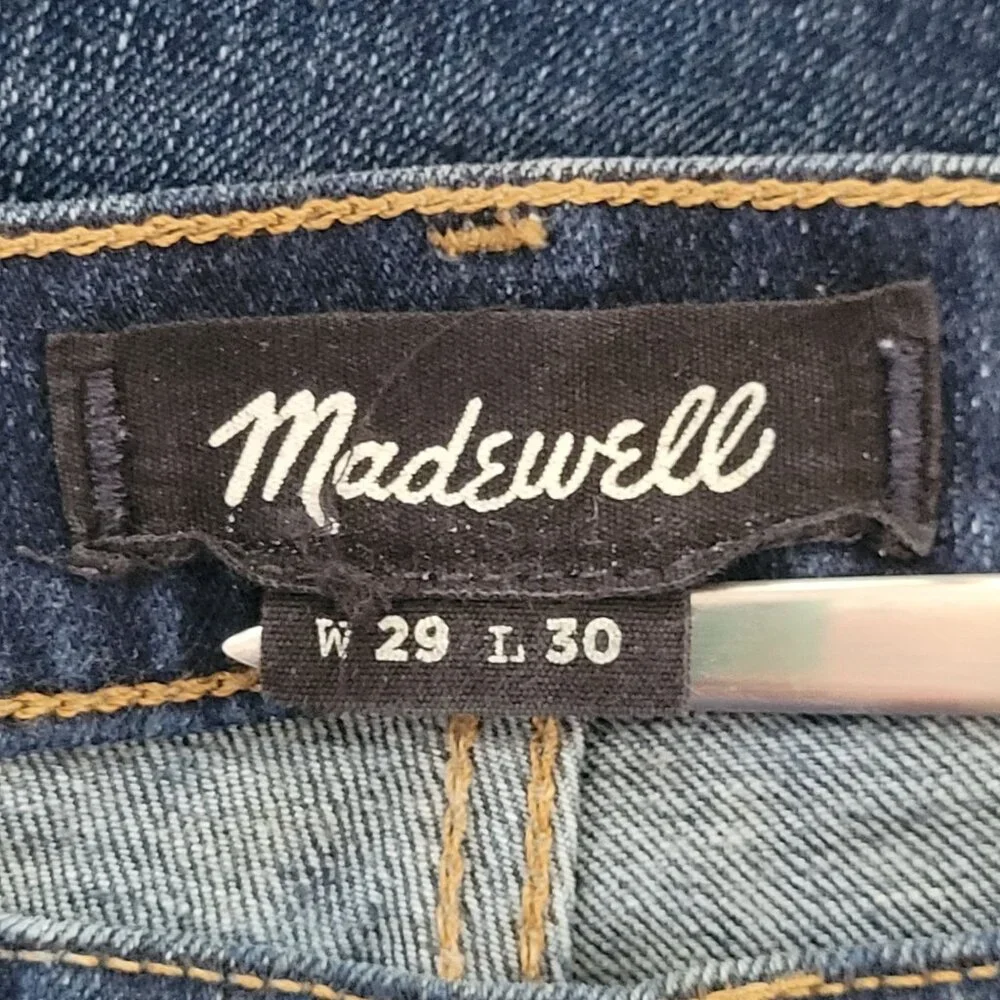 Madewell Skinny Jeans Womens W29 L30 Dark Wash Denim - Picture 6 of 11